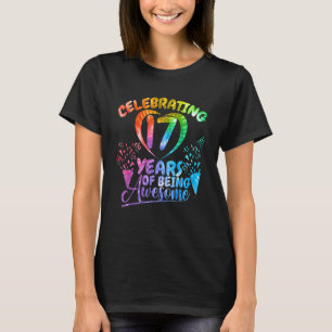 Celebrating 17 Years Of Being Awesome Birthday Cos T-Shirt
