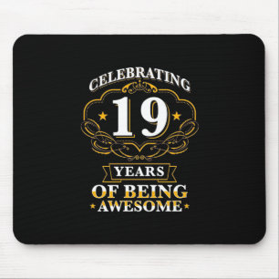 Celebrating 19 Years Of Being Awesome Mouse Mat