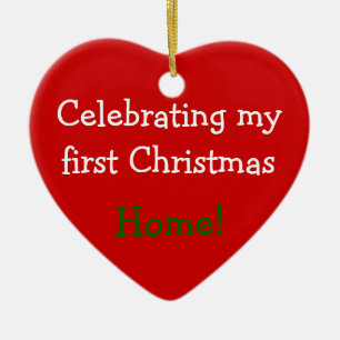 Celebrating 1st Christmas Home Ceramic Tree Decoration