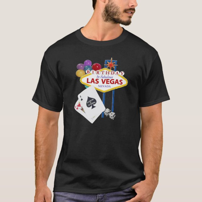 celebrating 21st Birthday Las Vegas Shirt (Front)