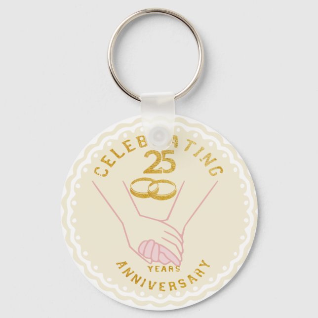 Celebrating 25 years Giveaways Key Ring (Front)
