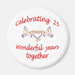 CELEBRATING 25 YEARS MAGNET