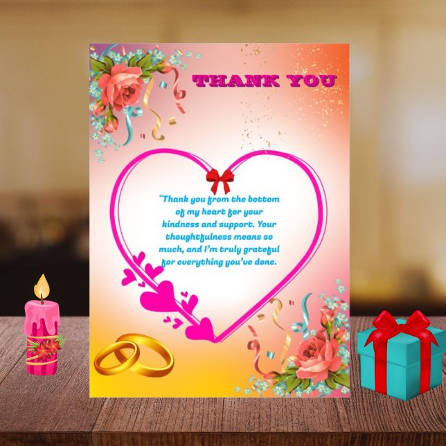 Celebrating 25 years of love Together Thank You Card (Creator Uploaded)