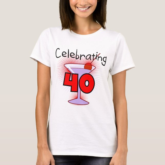 Celebrating 40 Tshirts and Gifts (Front)