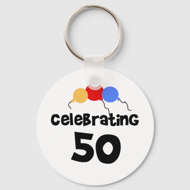 Celebrating 50 key ring (Front)