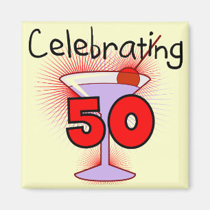 Celebrating 50 Tshirts and Gifts Magnet