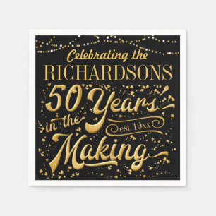 Celebrating 50 Years in the Making (50th Anniv) Napkin