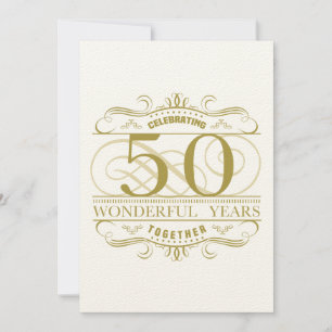Celebrating 50th Anniversary Card