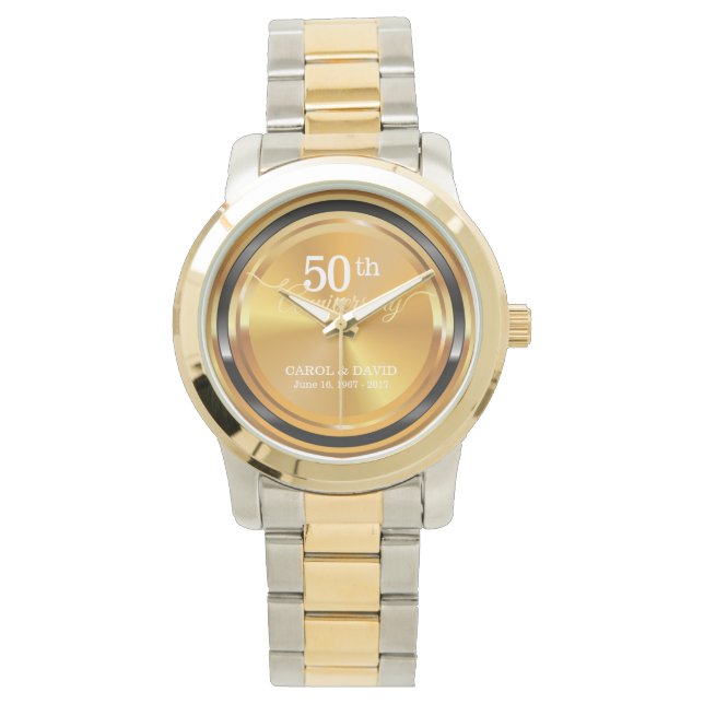 Celebrating 50th Anniversary. Customisable. Watch (Front)