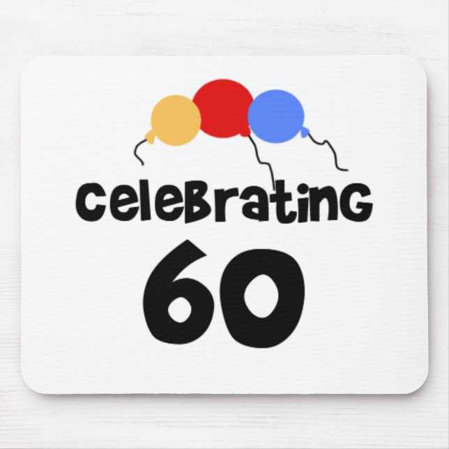 Celebrating 60 mouse mat (Front)