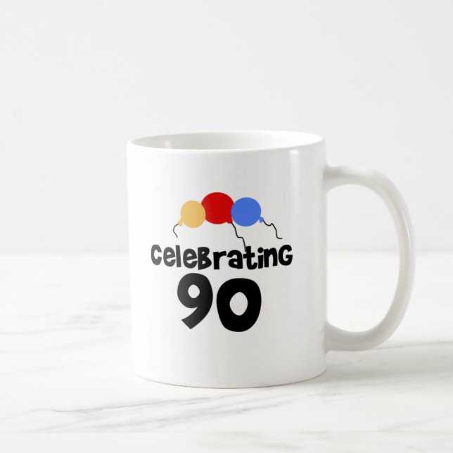 Celebrating 90 coffee mug (Right)