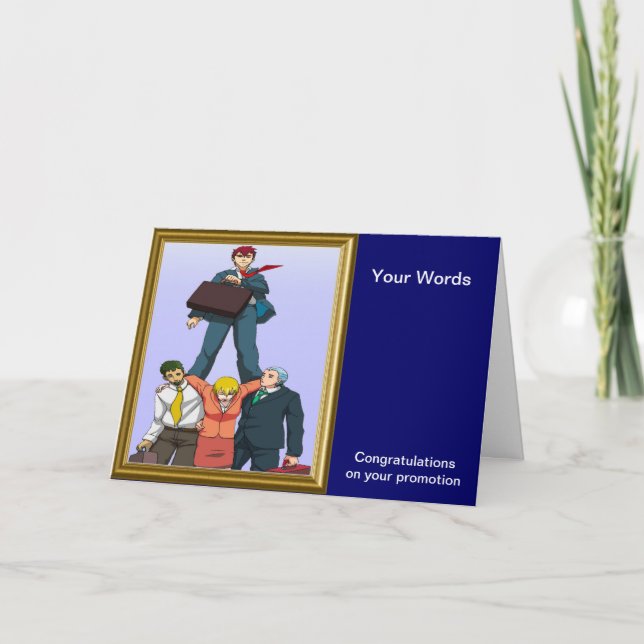 Celebrating a promotion card (Front)