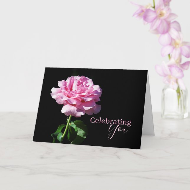 Celebrating a Special Person Birthday Card (Orchid)