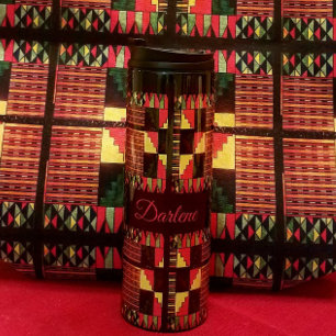 Celebrating African Abstract Designs Thermal Tumbler
