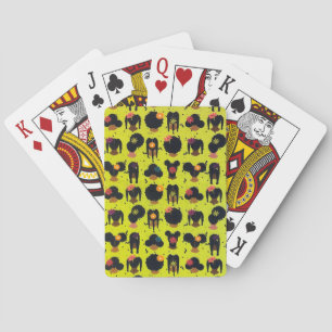Celebrating African-American Hair Styles Playing Cards