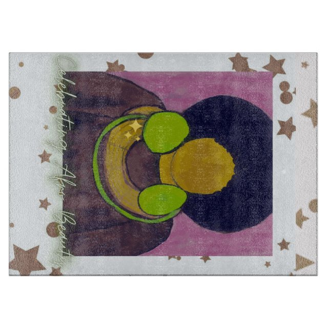 Celebrating Afro Beauty  Cutting Board (Front)