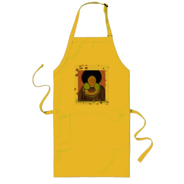 Celebrating Afro Beauty Long Apron (Front)