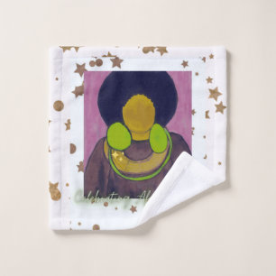 Celebrating Afro Beauty Wash Cloth