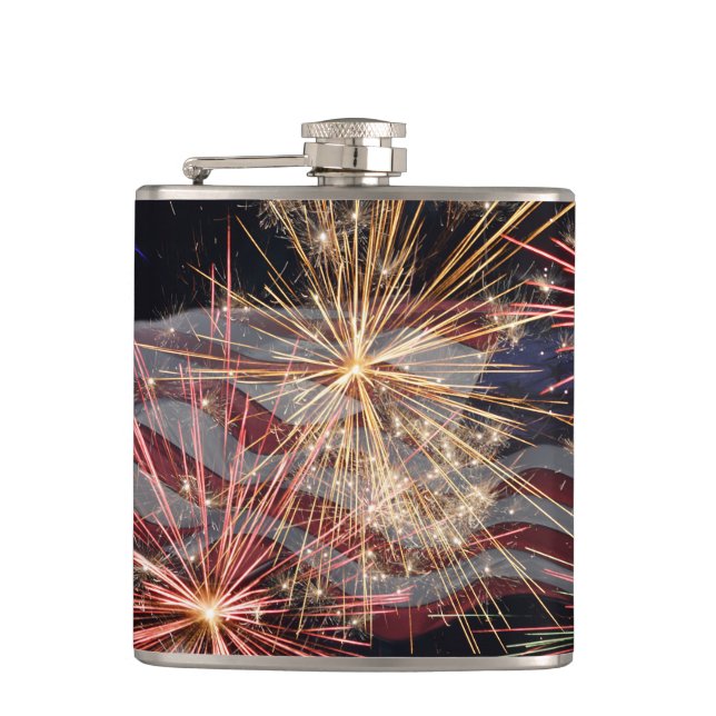 Celebrating America Hip Flask (Front)