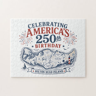 Celebrating America's 250th Birthday Hilton Head Jigsaw Puzzle