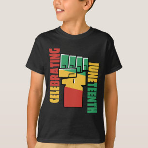 Celebrating Black Freedom 1865 African American 3  T-Shirt