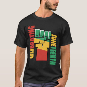 Celebrating Black Freedom 1865 African American 3  T-Shirt