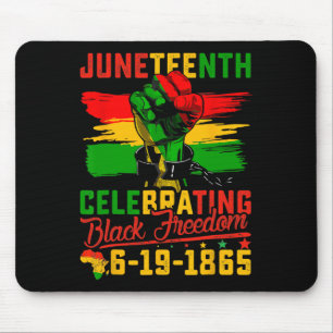 Celebrating Black Freedom 1865 African American 4 Mouse Mat