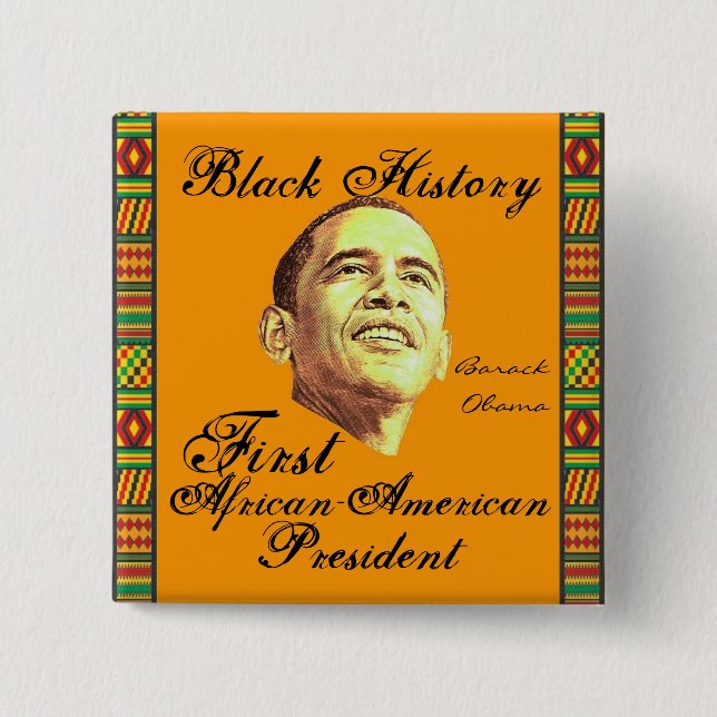 Celebrating Black History 15 Cm Square Badge (Front)