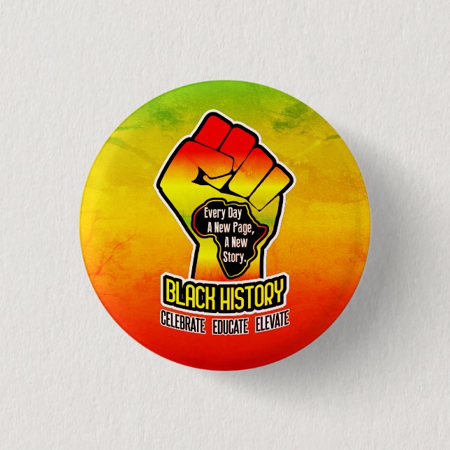 Celebrating BLACK History 3 Cm Round Badge (Front)