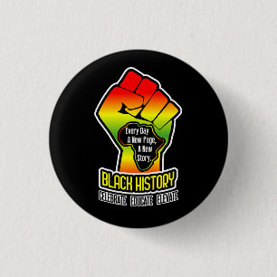 Celebrating BLACK History - BLACK 3 Cm Round Badge