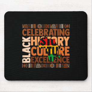 Celebrating Black History Culture Excellence Junet Mouse Mat