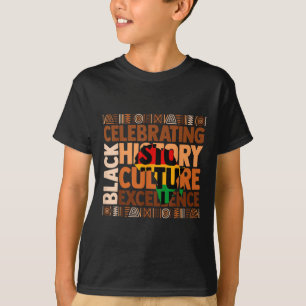 Celebrating Black History Culture Excellence Junet T-Shirt