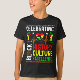 Celebrating Black History Culture Excellence Men W T-Shirt
