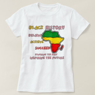celebrating black history month , african women T-Shirt