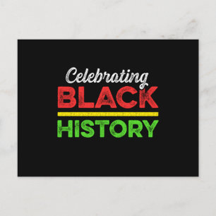 Celebrating Black History Month America Africa Gif Postcard