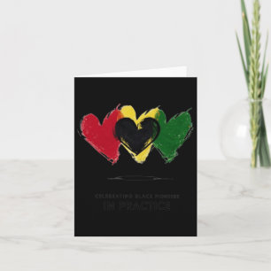 Celebrating Black Pioneers In Practice. Black Hist Card