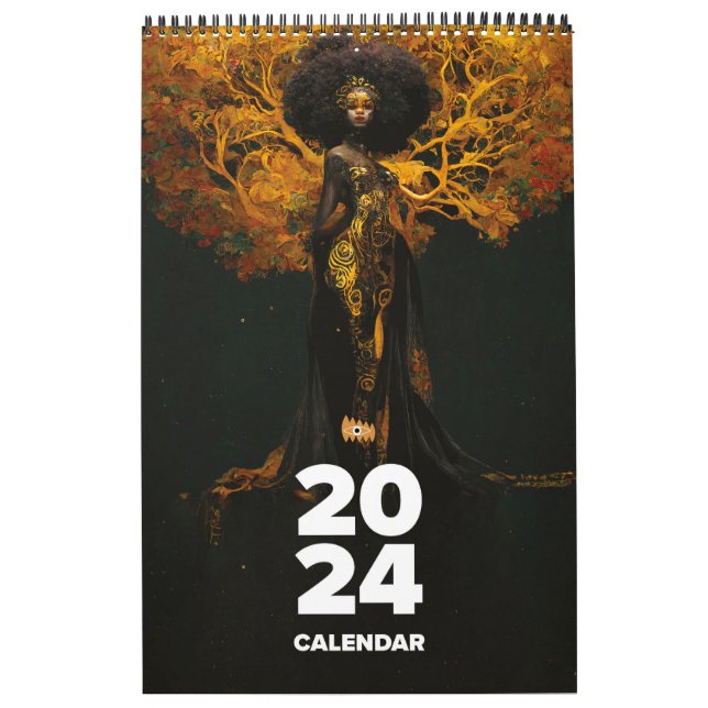 Celebrating Black Women: A 2023 Artistic Calendar (Cover)