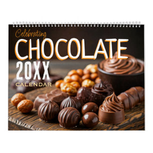 Celebrating Chocolate Wall Calendar 2026 Foodie