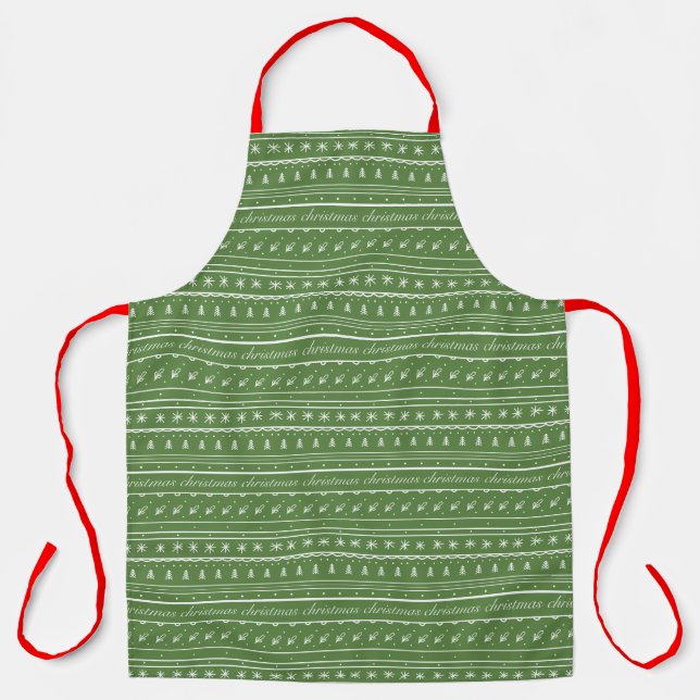 Celebrating Christmas Apron (Front)
