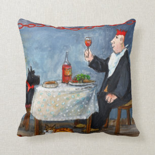Celebrating Christmas. Cushion