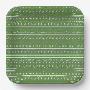 Celebrating Christmas Paper Plate