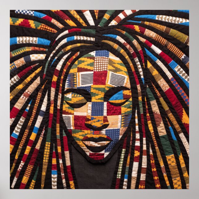 Celebrating Colorful Black Women Poster (Front)