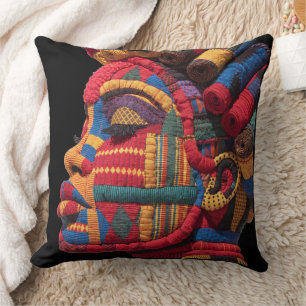 Celebrating Colorful Black Women Throw Pillow