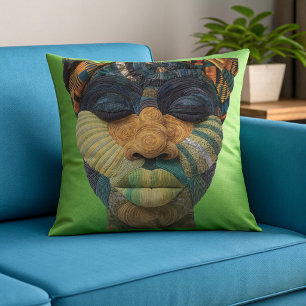 Celebrating Colorful Black Women Throw Pillow