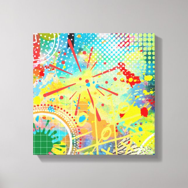 Celebrating Colour Canvas Print (Front)