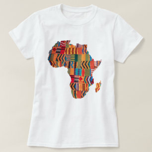 Celebrating Colourful African Map T-Shirt