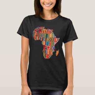 Celebrating Colourful African Map T-Shirt
