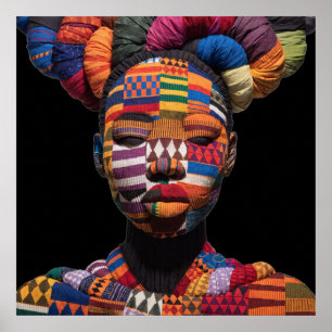 Celebrating Colourful Black Women Poster