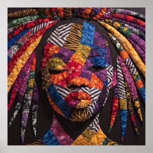 Celebrating Colourful Black Women Poster