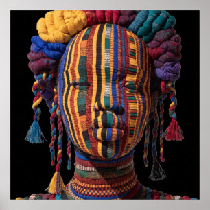 Celebrating Colourful Black Women Poster